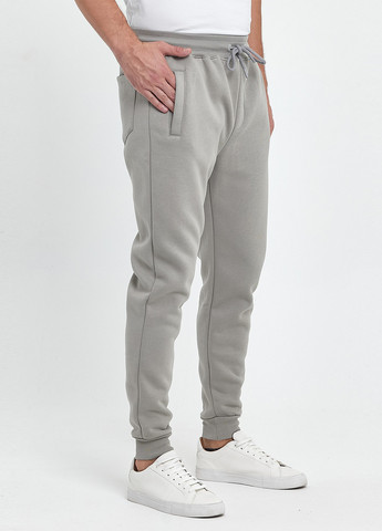 Светло-серые спортивные демисезонные джоггеры брюки Trend Collection