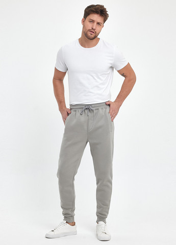 Светло-серые спортивные демисезонные джоггеры брюки Trend Collection
