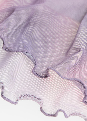 Сиреневое кэжуал платье H&M с абстрактным узором