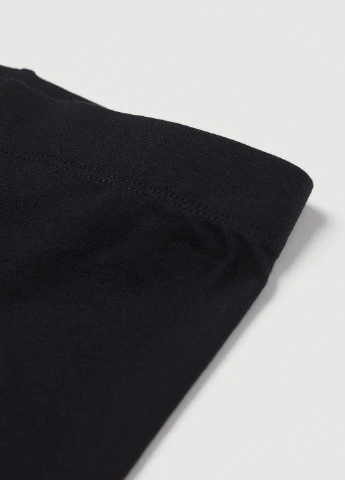 Черные летние леггинсы H&M