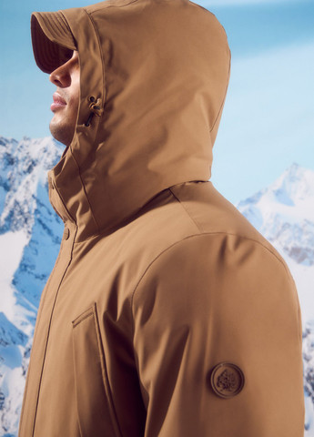 Світло-коричнева зимня куртка Springfield