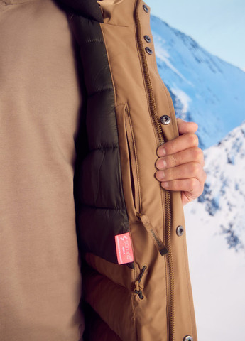 Світло-коричнева зимня куртка Springfield