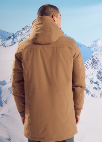 Світло-коричнева зимня куртка Springfield