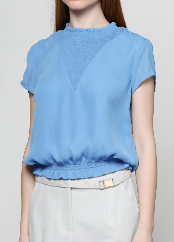 Небесно-голубая летняя блуза Silvian Heach