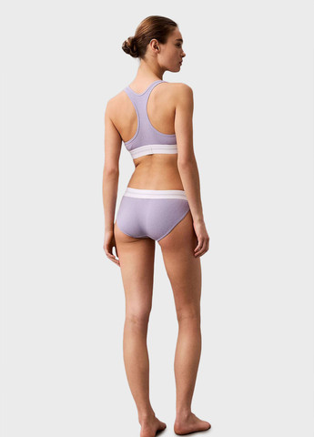 Бузковий топ бюстгальтер Calvin Klein без кісточок поліамід