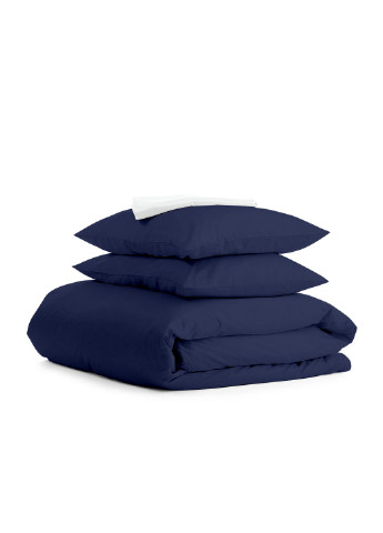 Комплект полуторного постельного белья RANFORS BLUE WINTER WOOD NIGHT White (2 наволочки 50х70 в подарок) Cosas (251281543)