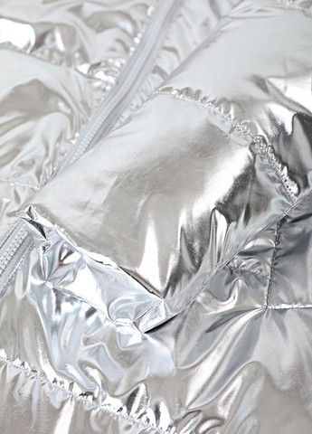 Срібний зимній Пуховик SHEIN