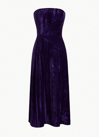 Темно-фіолетова вечірня, коктейльна сукня з відкритими плечима, а-силует SHEIN однотонна