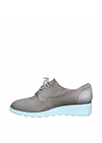 Clarks Туфлі пудровий з натуральна шкіра, — демісезон (252011372)