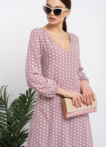 Темно-лілова кежуал футболка рі марі камалія пл 0120 ліловий Ри Мари однотонна