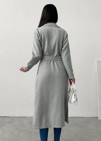 Серое демисезонное Пальто SHEIN