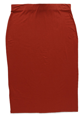 Терракотовая кэжуал однотонная юбка Dorothy Perkins карандаш