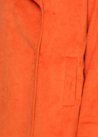 Оранжевое демисезонное Пальто однобортное Lost Ink