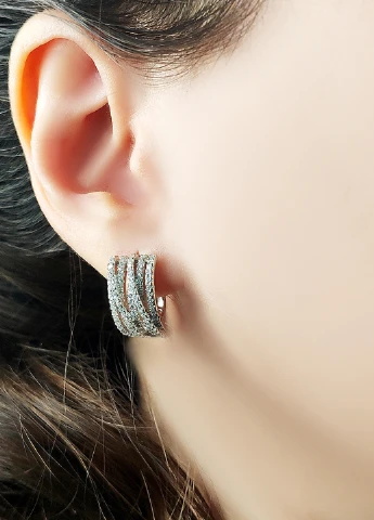 Сережки Silver Flame (255306587)