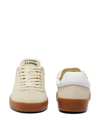 Бежеві Осінні кросівки Lacoste Baseshot