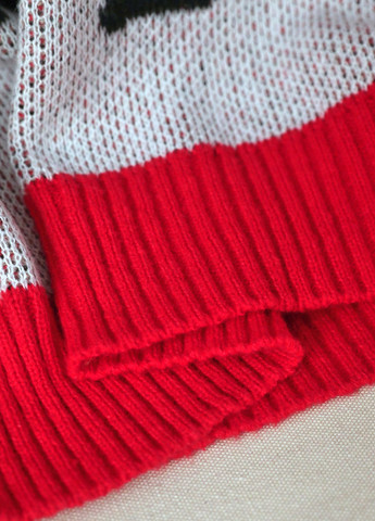 Комбинированное праздничный, кэжуал платье платье-свитер SHEIN с новогодним принтом