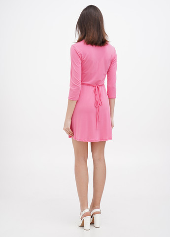 Рожева кежуал сукня кльош Terranova однотонна