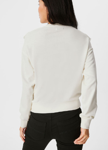 Белый свитшот C&A однотонный (255132483)