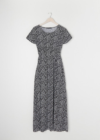 Чорно-білий кежуал сукня Sinsay з абстрактним візерунком