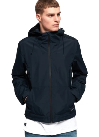 Темно-синяя демисезонная куртка Superdry