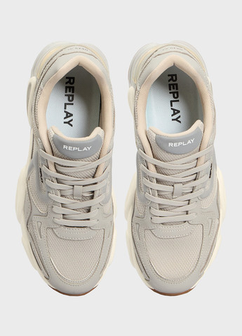 Серые всесезонные кроссовки Replay