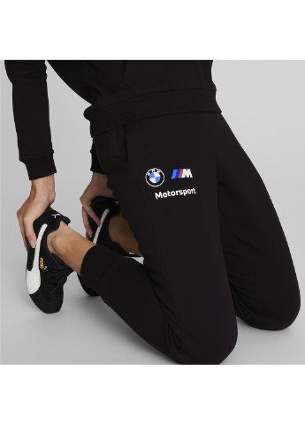 Черные демисезонные штаны bmw m motorsport essentials sweatpants women Puma