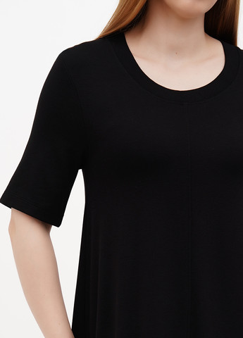 Чорна кежуал сукня Gant однотонна