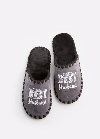Серые тапочки Family Story