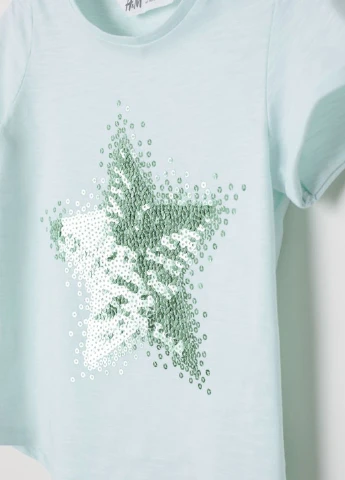 М'ятна літня футболка H&M
