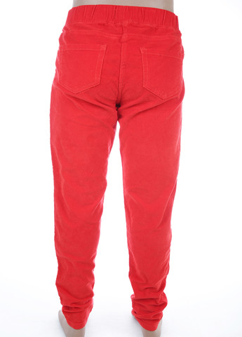 Красные кэжуал демисезонные зауженные брюки Boden