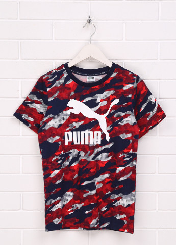 Темно-красная демисезонная футболка Puma Classics Tee