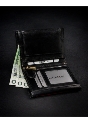 Кошелек мужской кожаный 1537-03-BOR Rovicky (254314467)