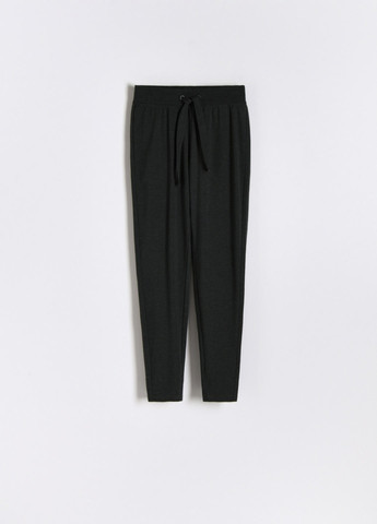 Темно-серые кэжуал демисезонные зауженные брюки Reserved