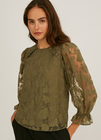 Оливкова (хакі) літня блуза C&A
