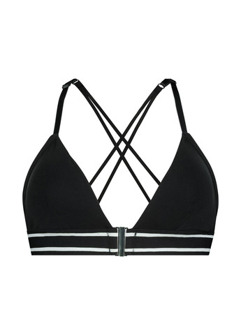 Чорно-білий топ бюстгальтер Hunkemoller без кісточок бавовна