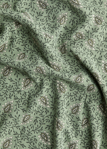 Зелена кежуал сукня а-силует H&M з квітковим принтом