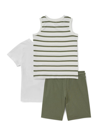 Комбинированный летний комплект (футболка, майка, шорты) C&A