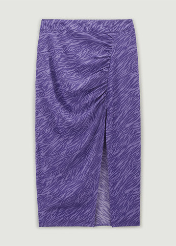Фиолетовая кэжуал зебра юбка Pimkie