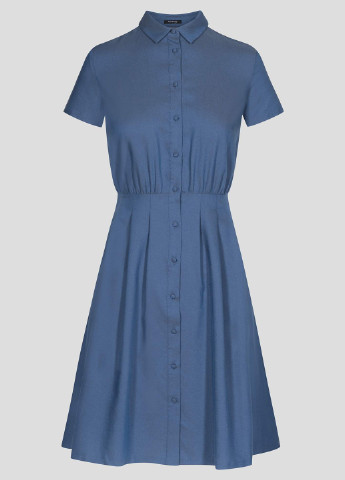 Темно-синя кежуал сукня сорочка Orsay однотонна