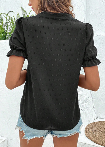 Чёрная блуза SHEIN