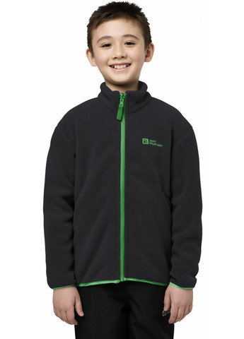 Черная демисезонная куртка куртка-трансформер Jack Wolfskin 1610081_E0206