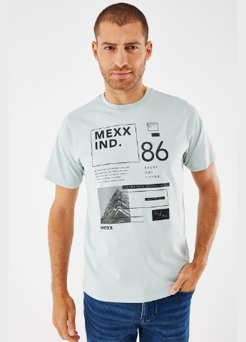 Світло-блакитна футболка Mexx