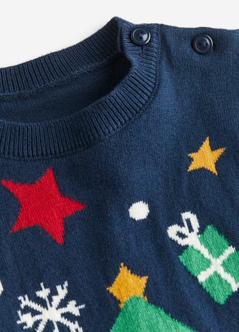 Темно-синий зимний джемпер джемпер H&M