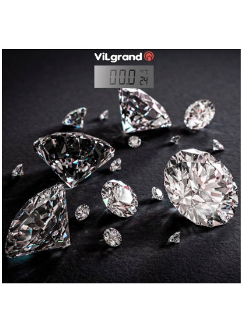 Весы напольные электронные Vilgrand VFS-1832 Diamonds тёмно-синие