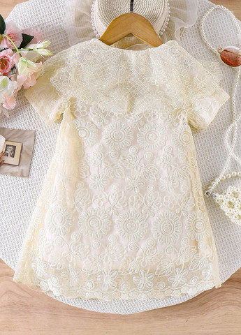 Кремовое платье SHEIN (366268254)