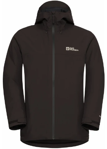 Темно-коричневая демисезонная куртка Jack Wolfskin WISPER INS JKT M
