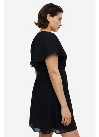 Черное кэжуал платье H&M однотонное