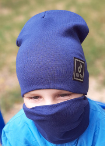 Детская шапка с хомутом КАНТА размер 48-52, синий (OC-258) Канта (212242533)