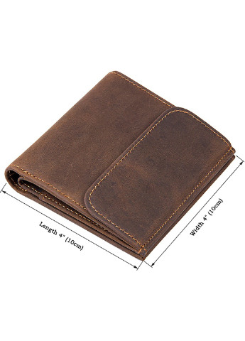 Чоловік шкіряний гаманець 10х10 см Vintage (229460077)
