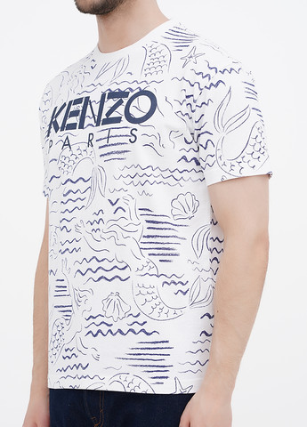 Біла футболка Kenzo